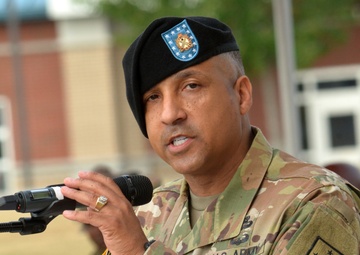 Casarez becomes 14th Regimental CSM at Ord. Corps change of responsibility