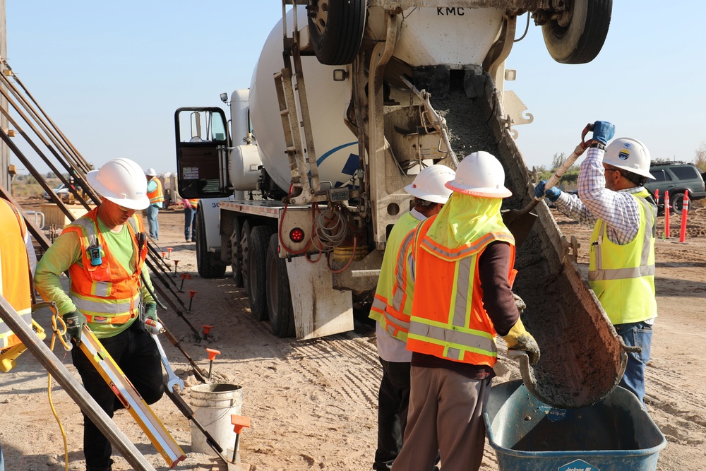 Task Force Barrier progress at Yuma, Ariz. project site