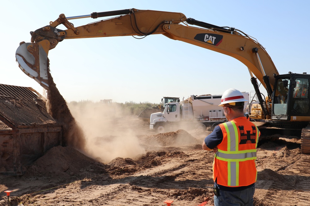 Task Force Barrier progress at Yuma, Ariz. project site