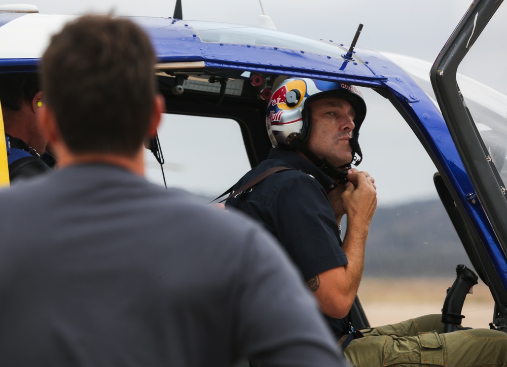 2019 MCAS Miramar Air Show: RedBull Aerobatic Helo/ Wingsuit Flyers