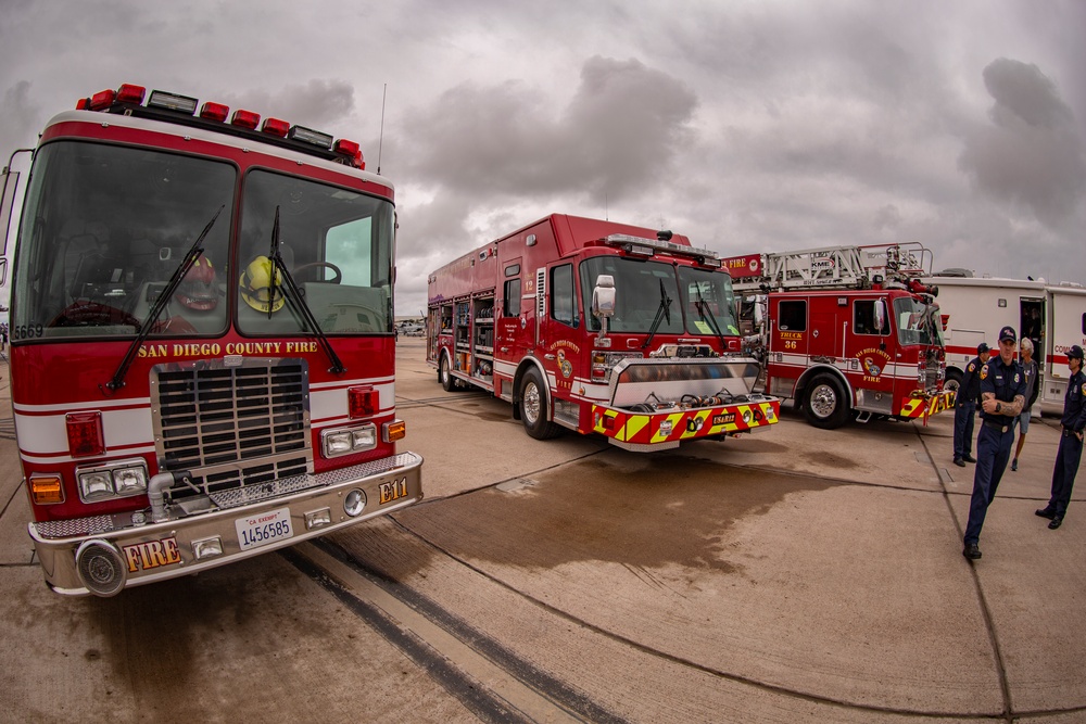 2019 MCAS Miramar Air Show: Firetruck static displays