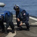 Royal Navy Sailors Visit USS San Jacinto