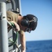 USS San Jacinto Sailors Conduct Maintenance