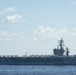 Carrier Strike Group Ten Moves in Formation