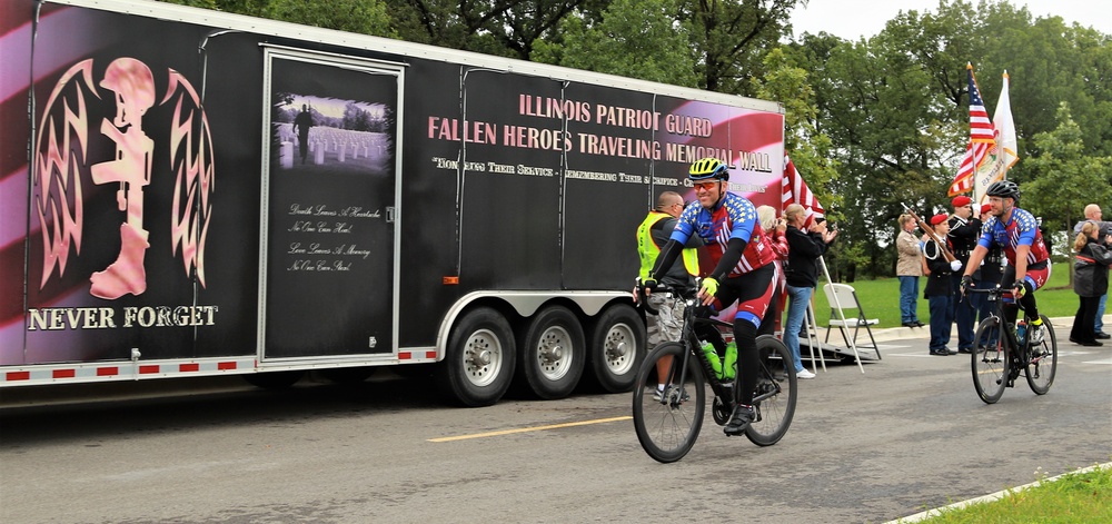 Gold Star Family Weekend: Guardsmen Lead Bicycle Riders Honoring Fallen Warriors