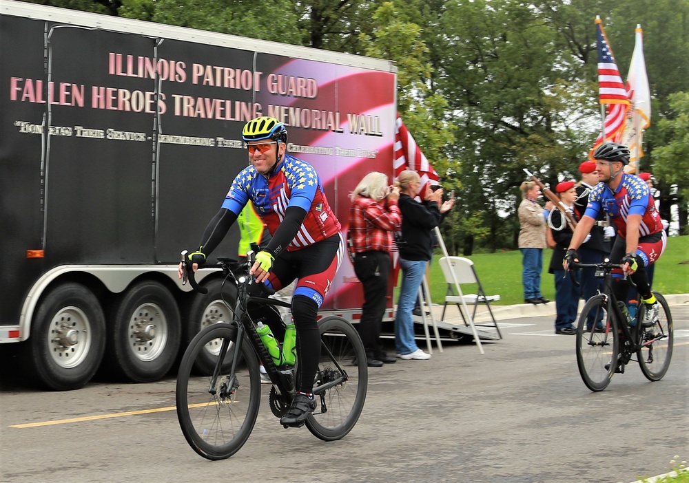 Gold Star Family Weekend: Guardsmen Lead Bicycle Riders Honoring Fallen Warriors