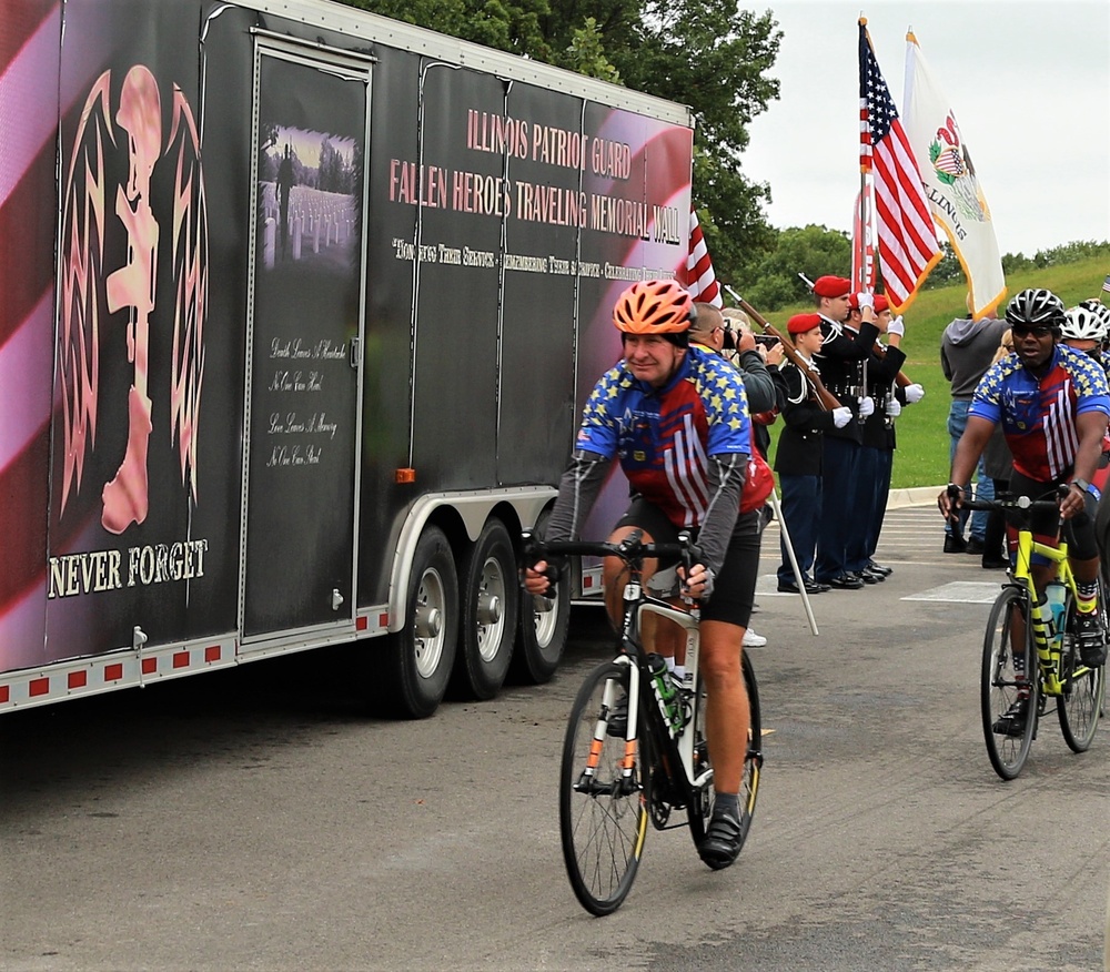 Gold Star Family Weekend: Guardsmen Lead Bicycle Riders Honoring Fallen Warriors