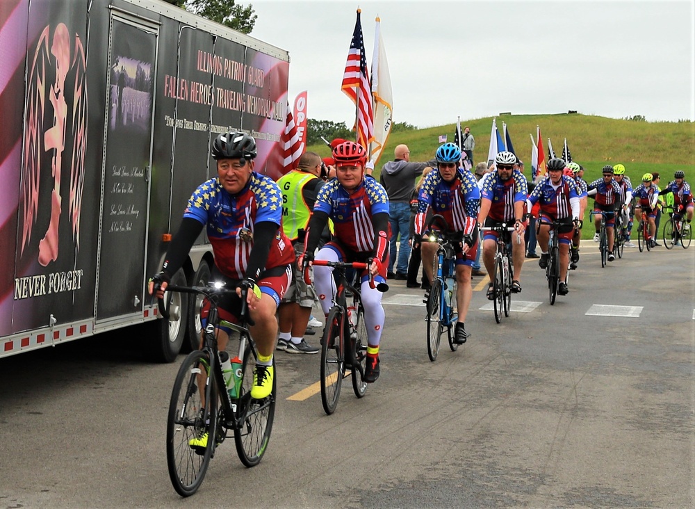 Gold Star Family Weekend: Guardsmen Lead Bicycle Riders Honoring Fallen Warriors