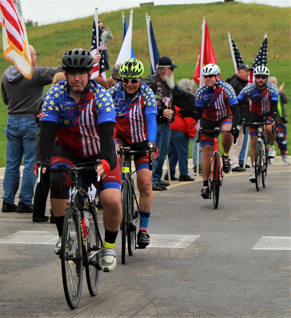 Gold Star Family Weekend: Guardsmen Lead Bicycle Riders Honoring Fallen Warriors