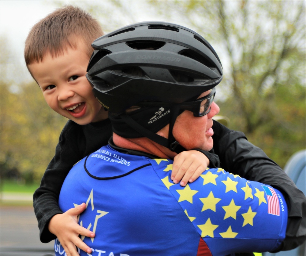 Gold Star Family Weekend: Guardsmen Lead Bicycle Riders Honoring Fallen Warriors