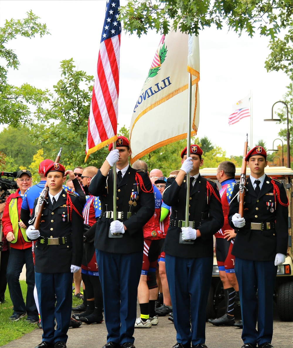 Gold Star Family Weekend: Guardsmen Lead Bicycle Riders Honoring Fallen Warriors