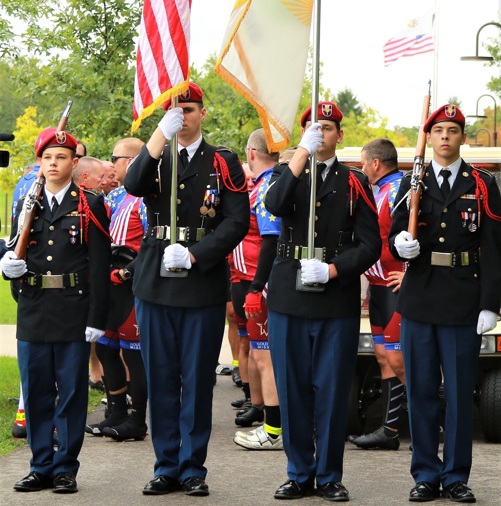 Gold Star Family Weekend: Guardsmen Lead Bicycle Riders Honoring Fallen Warriors