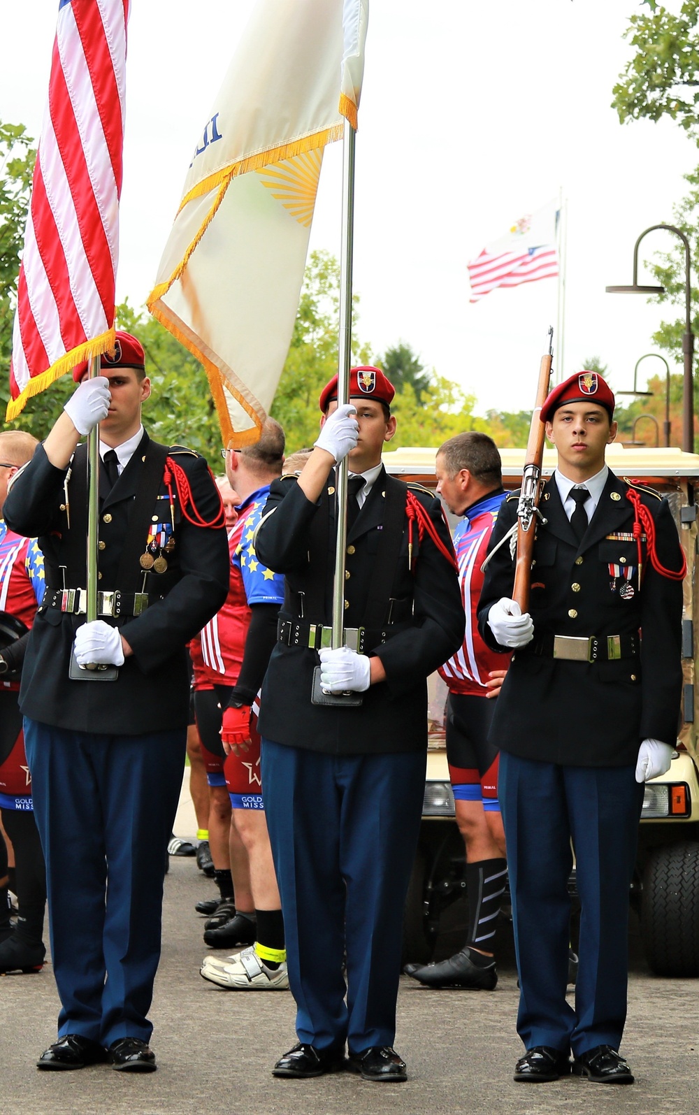 Gold Star Family Weekend: Guardsmen Lead Bicycle Riders Honoring Fallen Warriors