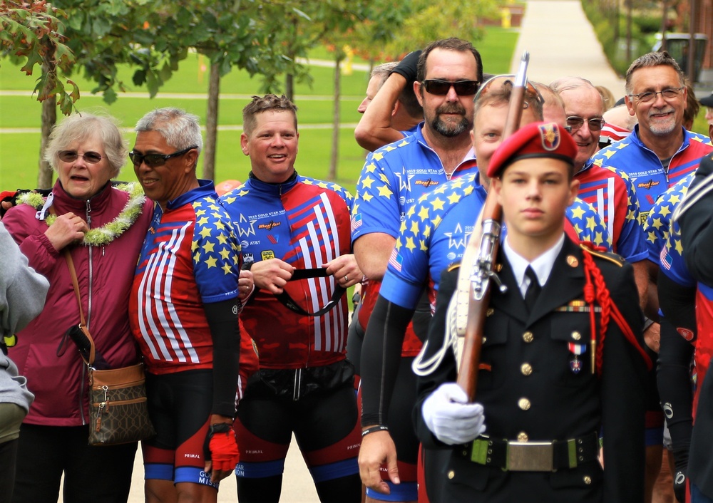 Gold Star Family Weekend: Guardsmen Lead Bicycle Riders Honoring Fallen Warriors