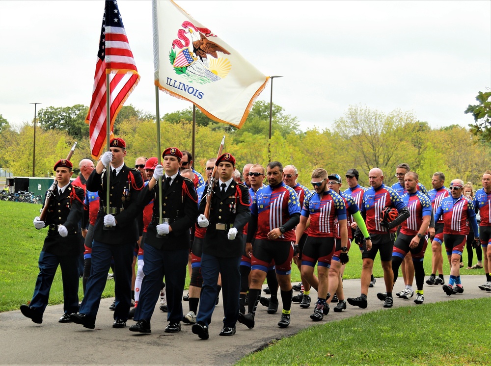 Gold Star Family Weekend: Guardsmen Lead Bicycle Riders Honoring Fallen Warriors