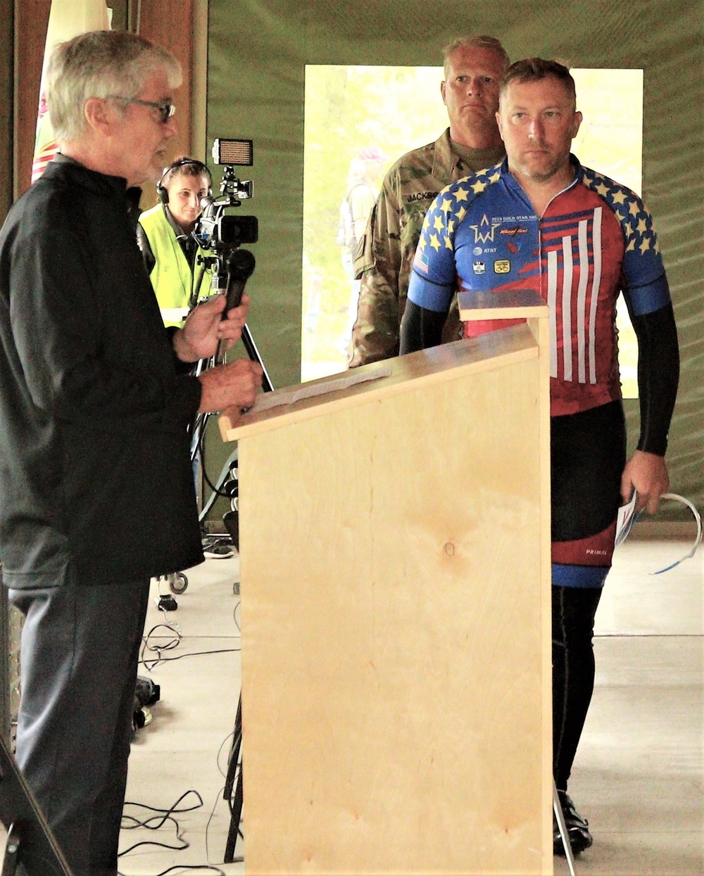 Gold Star Family Weekend: Guardsmen Lead Bicycle Riders Honoring Fallen Warriors