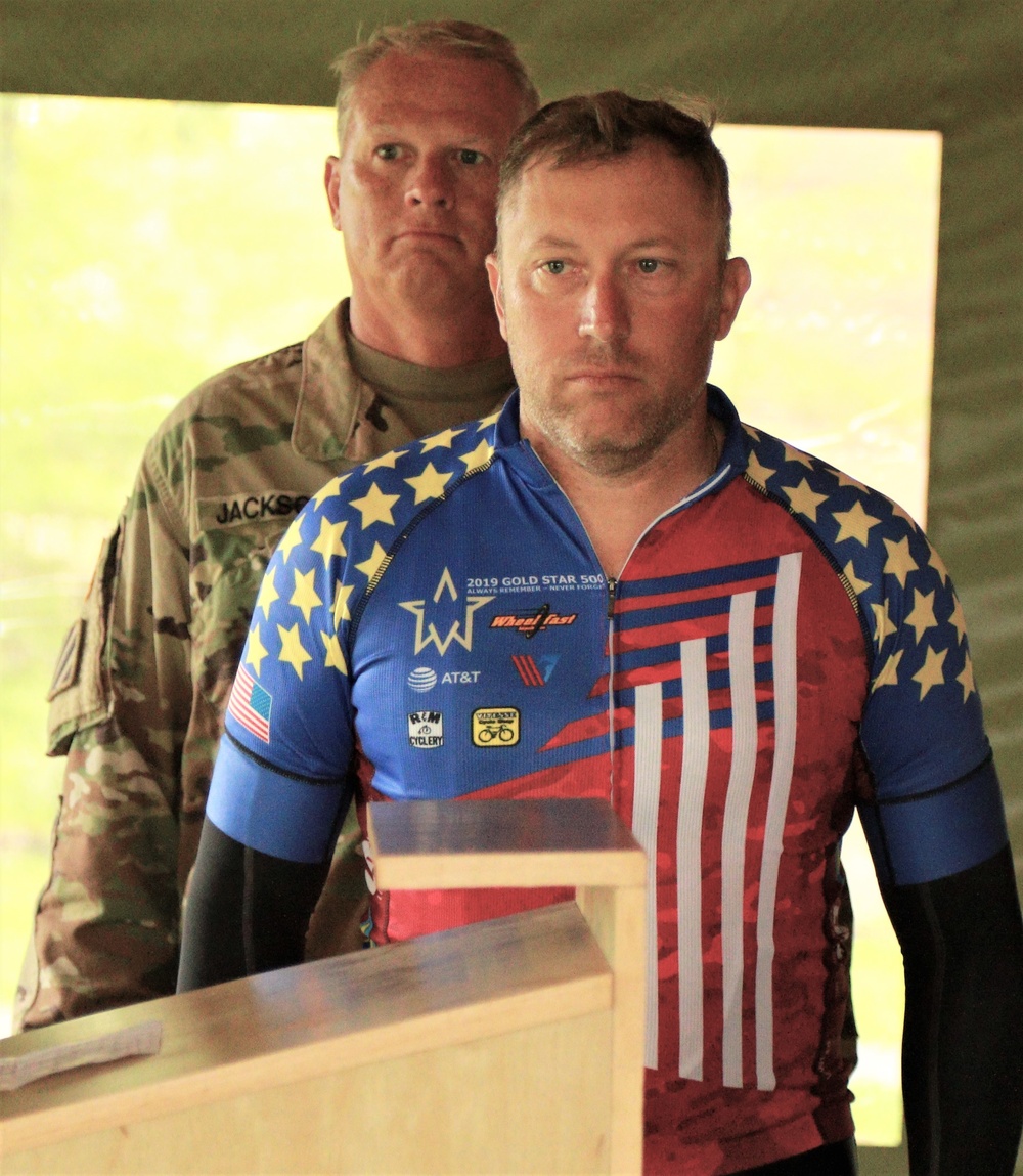 Gold Star Family Weekend: Guardsmen Lead Bicycle Riders Honoring Fallen Warriors