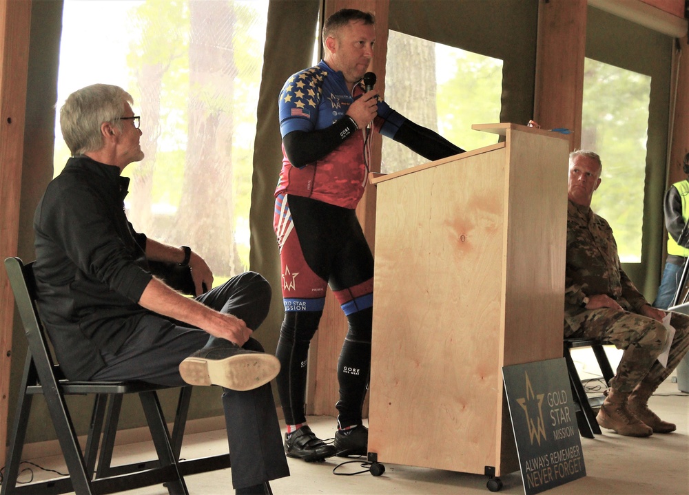 Gold Star Family Weekend: Guardsmen Lead Bicycle Riders Honoring Fallen Warriors