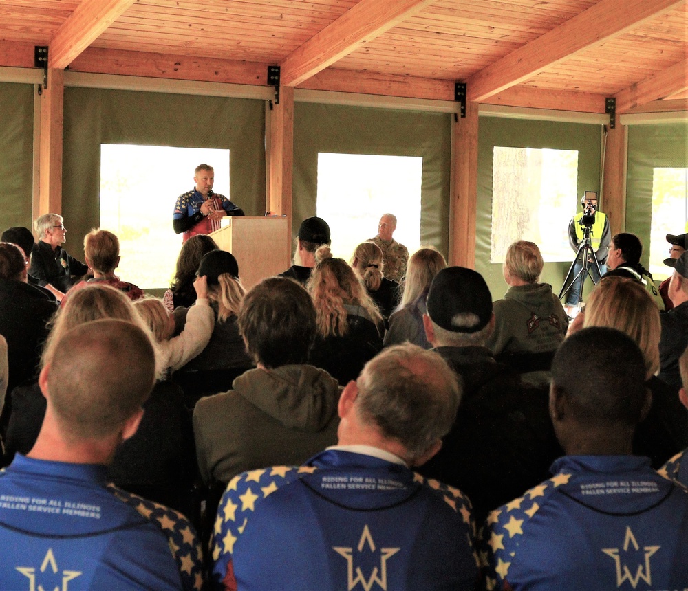 Gold Star Family Weekend: Guardsmen Lead Bicycle Riders Honoring Fallen Warriors