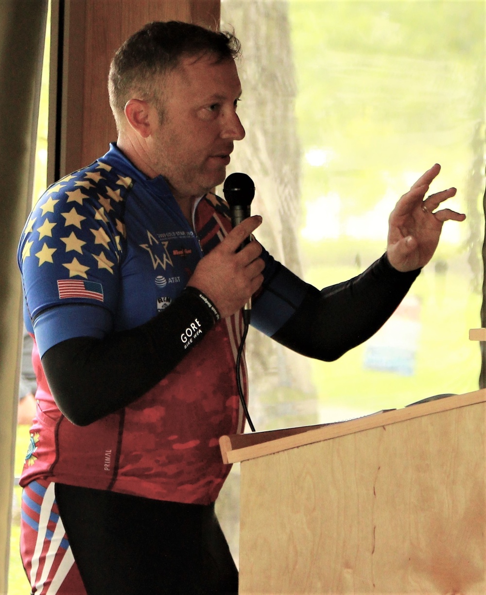 Gold Star Family Weekend: Guardsmen Lead Bicycle Riders Honoring Fallen Warriors