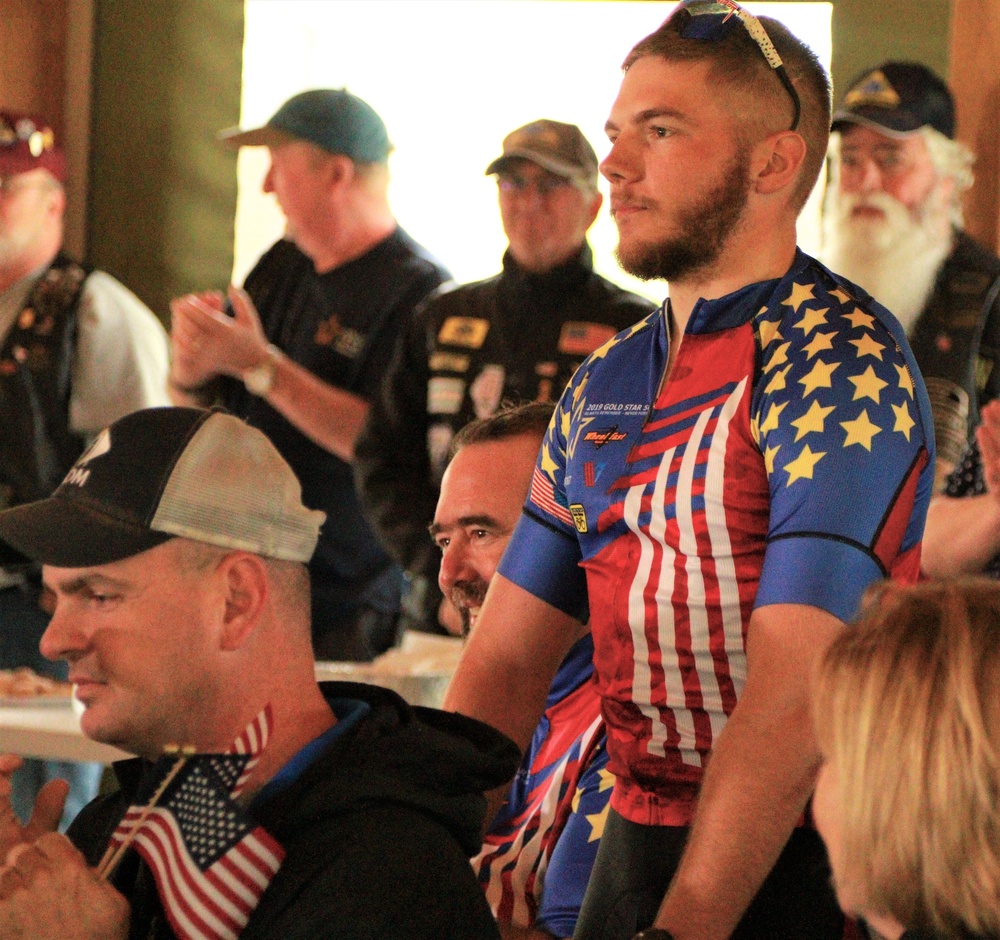 Gold Star Family Weekend: Guardsmen Lead Bicycle Riders Honoring Fallen Warriors