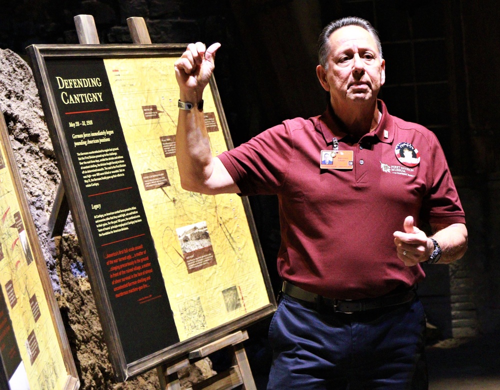 Gold Star Father Gives Special Tour of 1st Infantry Division Museum in Illinois