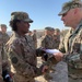 Deployed Illinois Soldiers Receive Combat Service Patch