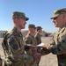 Deployed Illinois Soldiers Receive Combat Service Patch