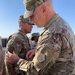 Deployed Illinois Soldiers Receive Combat Service Patch