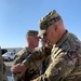 Deployed Illinois Soldiers Receive Combat Service Patch