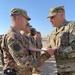 Deployed Illinois Soldiers Receive Combat Service Patch