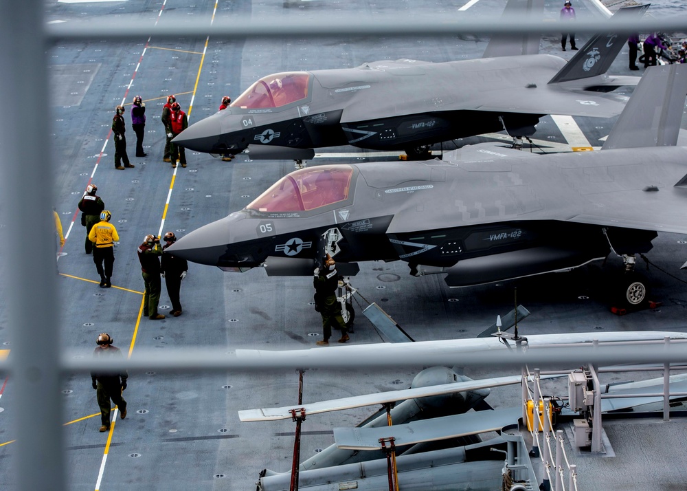 Making History: A Dozen F-35B aboard an LHA