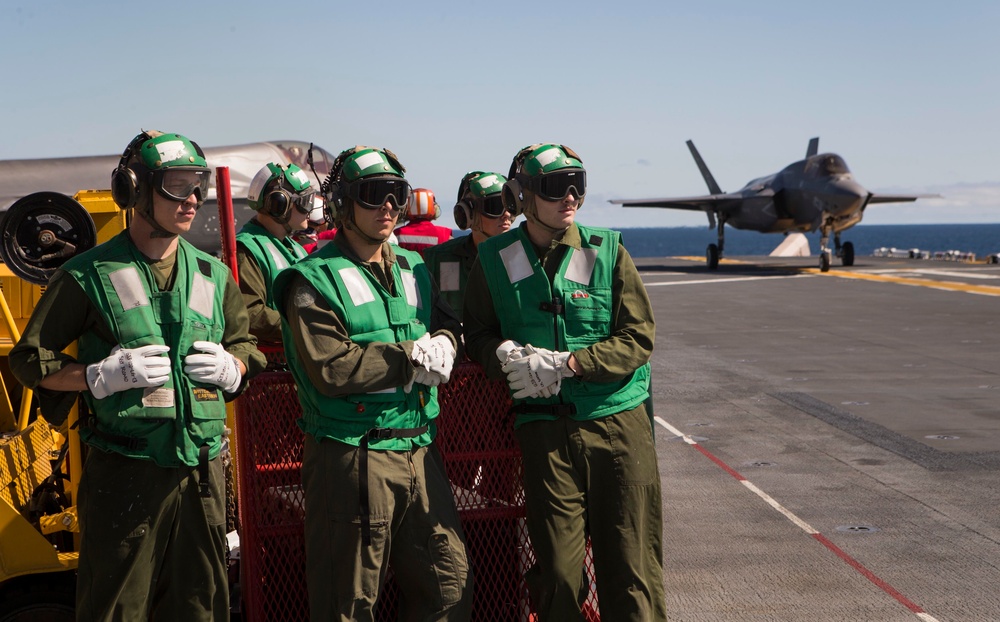 Making History:  A dozen F-35Bs aboard an LHA