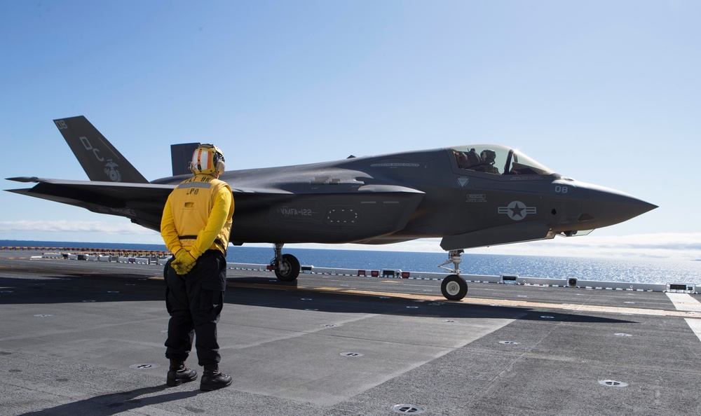 Making History:  A dozen F-35Bs aboard an LHA