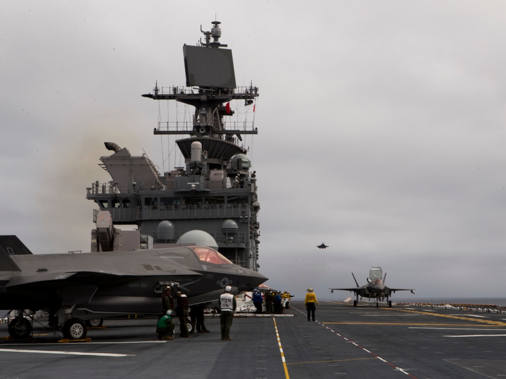 Making History: A dozen F-35Bs aboard an LHA