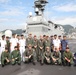 USS McCampbell Sailors tour JS Kaga during Malabar 2019