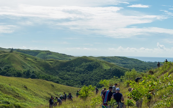 Military Members Plant Trees in Merizo