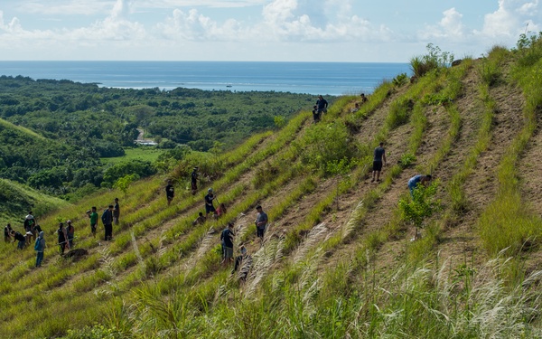 Military Members Plant Trees in Merizo