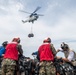 USS Harpers Ferry Conducts Replenishment-At-Sea