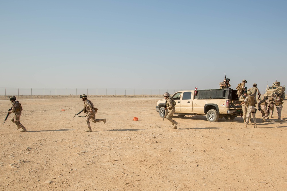 Iraqi Commandos Training