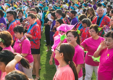 MCAS Futenma Marines and Sailors participate in local Kachashii dance contest