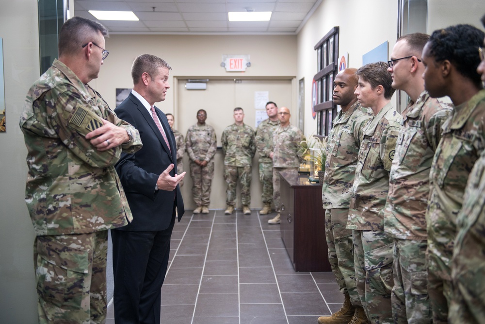 Acting Secretary of the Army Speaks to Soldiers