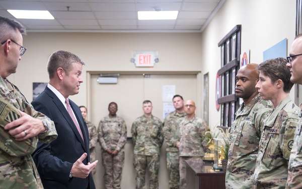Acting Secretary of the Army Speaks to Soldiers