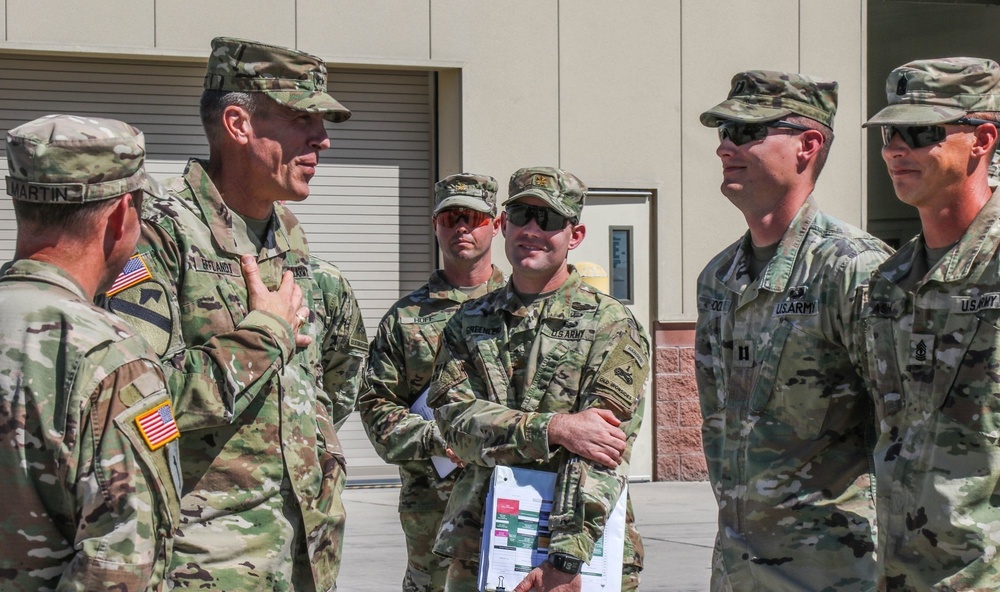 III Corps deputy commander visits Fort Bliss