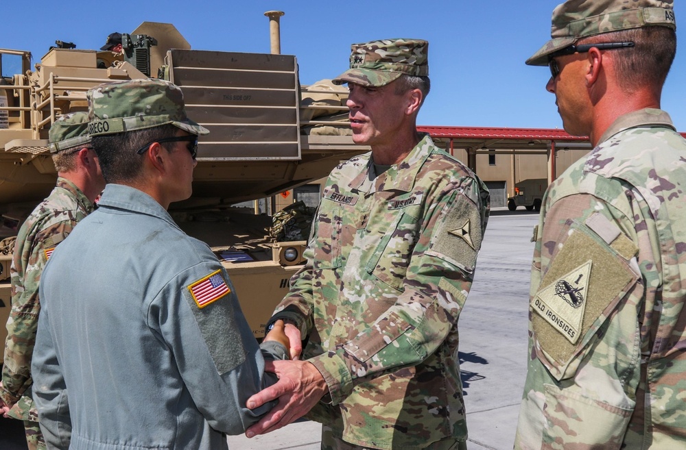 III Corps deputy commander visits Fort Bliss