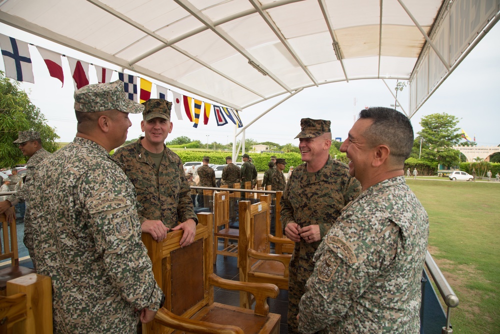 US, Colombian Marines commence humanitarian assistance rehearsal with opening ceremony in Colombia