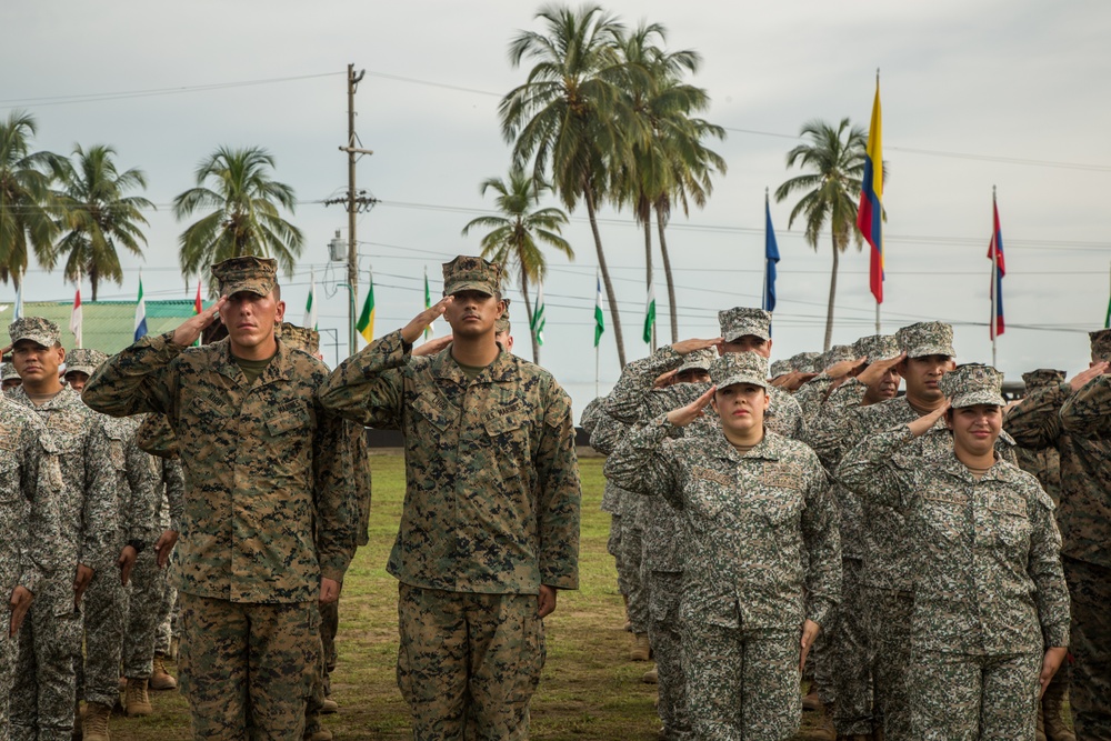 US, Colombian Marines commence humanitarian assistance rehearsal with opening ceremony in Colombia