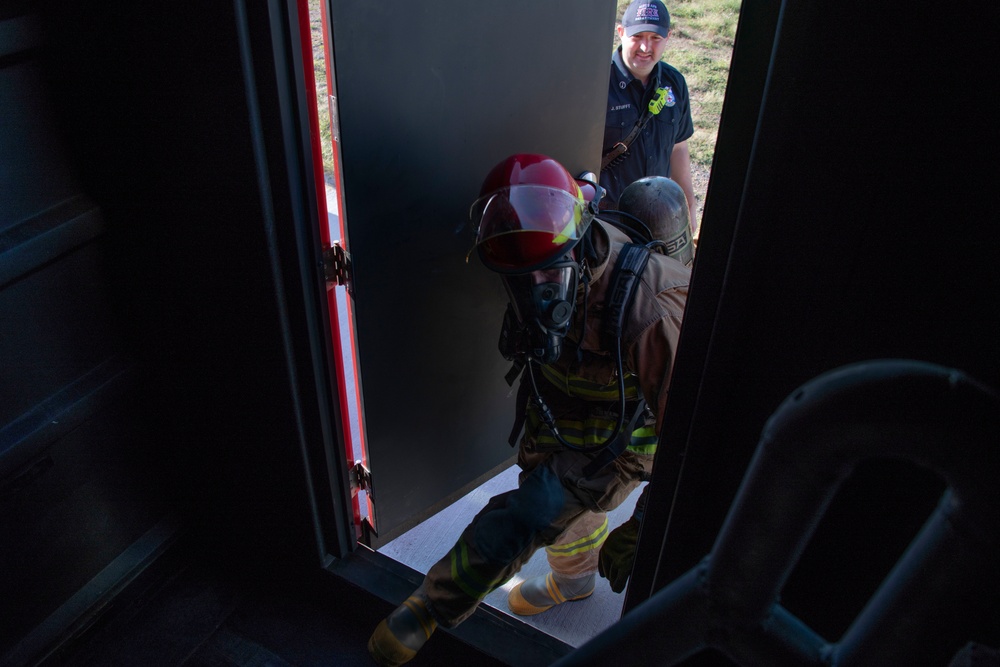 Group CC, superintendents compete in confined space trainer