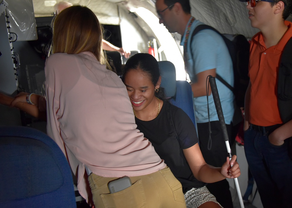 Coast Guard Air Station Miami hosts blind, visually impaired guests