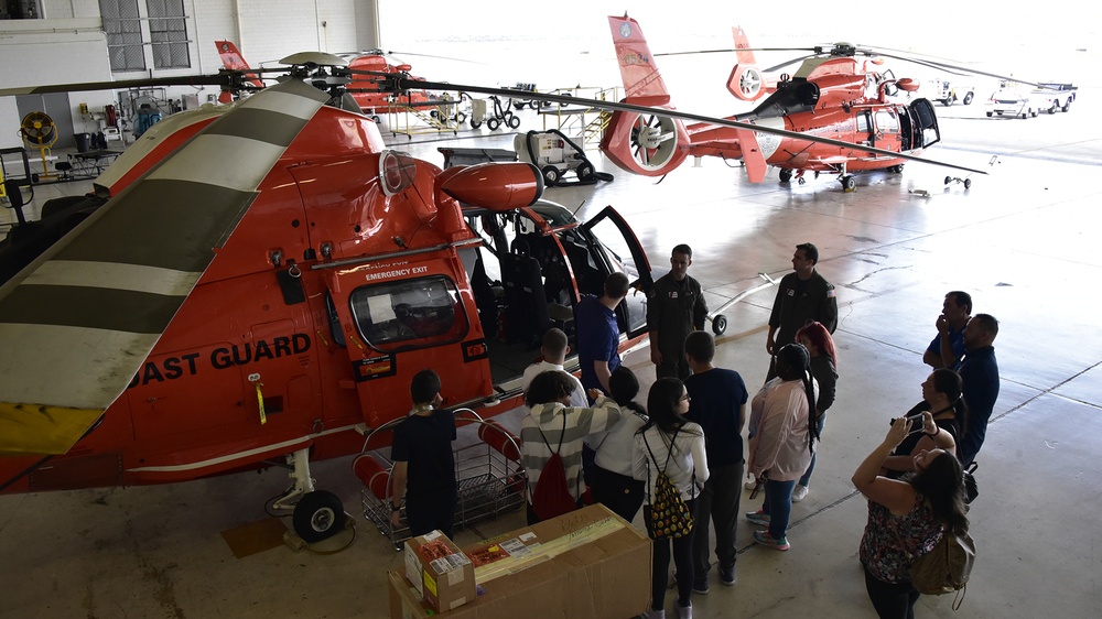 Coast Guard Air Station Miami hosts blind, visually impaired guests